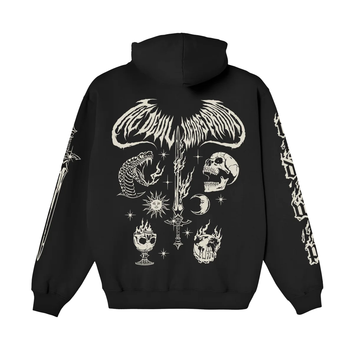 Metal Flash Black Hoodie - Image 5